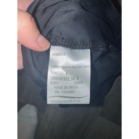NWT TuffRider Ladies Minerva EquiCool Tights in Black Size Small - Picture 6 of 7
